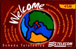 C&C 6149 SCHEDA TELEFONICA USATA WELCOME VINACCIA WEI - Öff. Diverse TK