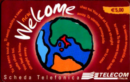 C&C 6142 SCHEDA TELEFONICA USATA WELCOME VINACCIA WEB - Öff. Diverse TK