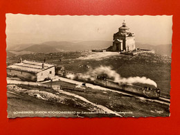 Bahnhof Hochschneeberg Zahnradbahn Eisenbahn Puchberg Dampflok 4350 - Schneeberggebiet