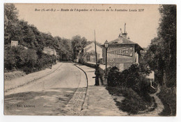 BUC * YVELINES * ROUTE DE L'AQUEDUC * CHEMIN DE LA FONTAINE LOUIS XIV * VOITURETTE LION * édit. Leclercq * - Buc