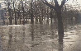 BESANCON - Carte-photo, Inondation 1910, Promenade Chamars. Non Circulée. TB état. - Besancon