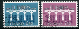 ICELAND 1984  Europa Used.  Michel 614-15 - Gebruikt