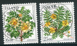 ICELAND 1984 Flowers II Used.  Michel 612-13 - Used Stamps