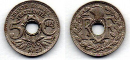 5 Centimes 1927 TTB - Andere & Zonder Classificatie