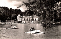 N°91584 -cpsm Bagnoles De L'orne -casino Et Le Lac- - Casino'