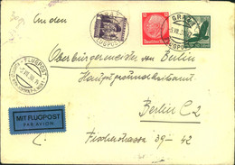1938, OSTMARK: Luftpost Ab WIEN Nach Berlin - Sonstige & Ohne Zuordnung