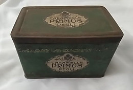 VINTAGE RARA SCATOLA LATTA CARAMELLE PRIMUS PEGLI ORIGINALE ANNI 30 ,BUONO STATO - Boîtes