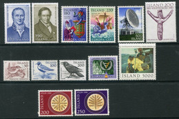 ICELAND 1981 Complete Issues MNH / **.  Michel 563-575 - Neufs