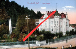 AK Schönbüchel Krasny Buk Villa Jäger A Langengrund Dlouhy Dul Khaa Kyjov Schönlinde Krasna Lipa Wolfsberg Schnauhübel - Sudeten