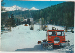 Savoie :  VAL  CENIS , Lanslevillard - Lanslebourg  , Départ Du Télésiège De La  Berche , Chasse Neige - Val Cenis