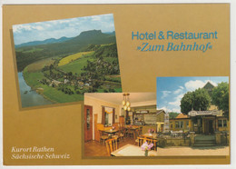 Rathen, Hotel & Restaurant "Zum Bahnhof" - Rathen