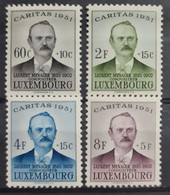 LUXEMBOURG 1951 - MNH - Mi 449-452 - Complete Set! - Gebraucht