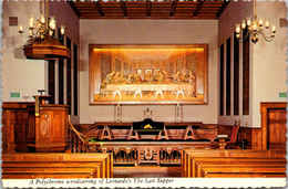 Tennessee Nashville The Upper Room Chapel The Last Supper Polychrome Woodcarving - Nashville