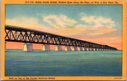 Florida Keys The Bahia Honda Bridge Curteich - Key West & The Keys