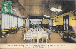 CARRIERES-sous-POISSY - Restaurant Hublet - J. HAYET Successeur - Grand Salon De 130 Couverts - Carrieres Sous Poissy