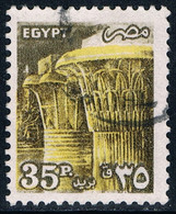 Egypte - Chapiteaux Du Temple De Karnak 1279 (année 1985) Oblit. - Usati