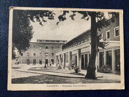 Cartolina Caserta Stazione Ferroviaria 1952 - Caserta