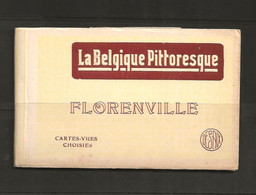 FLORENVILLE-HOTEL CENTRAL-GRANDE PLACE-PONCELET-GAUTIER-CARNET COMPLET-12 CARTES-VOYEZ LES 14 SCANS-TOP+TRES RARE! - Florenville