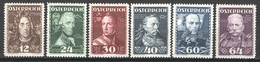 Austria 1935 Unif.471/76 **/MNH VF - Unused Stamps