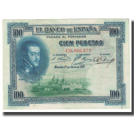 Billet, Espagne, 100 Pesetas, 1925, 1925-07-01, KM:69a, TTB - 100 Peseten