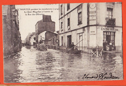 Vac079 ⭐ NANTES Inondations Quai MAGELLAN Entrée Rue OLLIVETTES 1904 à Blanche NICOLLE Les Mulots TonnerreVASSELIER 35 - Nantes