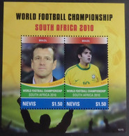 2010 Nevis 2509-2510/B293 2010 FIFA World Cup In South Africa - 2010 – África Del Sur
