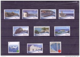 GREECE STAMPS 2010/ GREEK ISLANDS(PERFORATED ALL AROUND) -14/10/10-MNH-COMPLETE SET - Nuevos