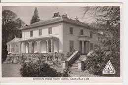 ESTHWAITE LODGE YOUTH HOSTEL HAWKSHEAD ENGLAND POSTCARD USED - Hawkshead