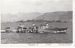 CHASSEUR 3, CH.3,  1-7-1941 - Warships