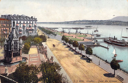 CPA Genève - Quai Du Léman - Colorisé - Genève