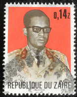 Zaïre - C8/56 - (°)used - 1973 - Michel 478A - Generaal Mobutu - Usati
