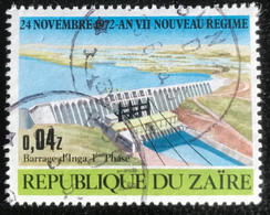 Zaïre - C8/56 - (°)used - 1973 - Michel 470 - Inga Stuwdam - Used Stamps