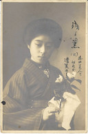 1909 - Photo Card  From OSAKA  /JAPAN   " Via Siberia " To  Paris  France - Briefe U. Dokumente