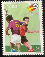 Zaïre - C8/56 - (°)used - 1981 - Michel 722 - WK Voetbal - Gebraucht
