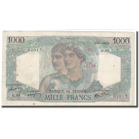 France, 1000 Francs, Minerve Et Hercule, 1945, 1945-07-12, TTB, Fayette:41.6 - 1 000 F 1945-1950 ''Minerve Et Hercule''