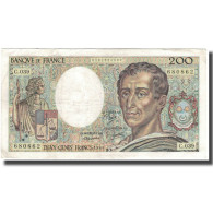 France, 200 Francs, Montesquieu, 1986, TB+, Fayette:70.6, KM:155a - 200 F 1981-1994 ''Montesquieu''