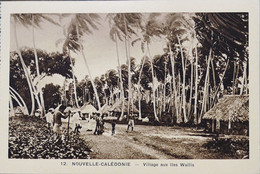 C. P. A. : Village Aux Iles Wallis, Animé - Wallis And Futuna