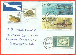 South Africa 1996. The Envelope Passed Through The Mail. Airmail. - Briefe U. Dokumente