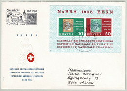 Schweiz / Helvetia 1965, Brief Congrès I.S.C.A. Champéry - Aarau, Kutsche / Calèche / Carriage, Philatelie - Diligences