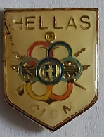 HELLAS CISM INTERNATIONAL MILITARY SPORTS COUNCIL Greece Military Sports Organization PIN A6/6 - Militaria