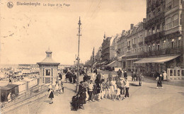 CPA Blankenberghe - La Digue Et La Plage - Animé - Oblitéré En 1924 à Blankenberghe - Blankenberge