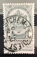 België, 1893, Nr 53, Gestempeld SICHEM-LEZ-DIEST - 1893-1907 Wapenschild