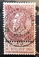België, 1893, Nr 61, Gestempeld MERXPLAS - 1893-1900 Barbas Cortas