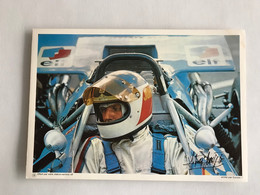 Carte Photo N°18 - JOHNNY SERVOZ GAVIN - Pilote Elf - 1970 - Automobile - F1