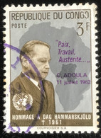 République Du Congo - C8/57 - (°)used - 1962 - Michel 88 - Dag Hammarskjöld - Altri & Non Classificati
