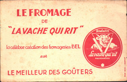 Buvard La Vache Qui Rit , Tendrébon , Célèbre Création Des Fromageries Bel - Leche