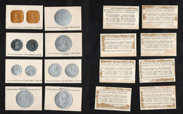 1929 Germany Made Strait Settlements Coin Cards X 8 , Coins Are Shinning - Zonder Classificatie