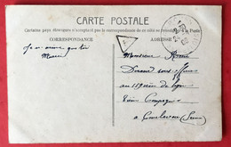 France N°111 Sur CPA Taxée De Garches Pour Courbevoie 1905 - (C073) - 1877-1920: Semi Modern Period