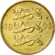 Monnaie, Estonia, 20 Senti, 1996, TTB, Aluminum-Bronze, KM:23 - Estonie