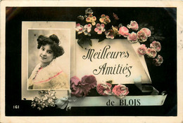 Blois * Carte Photo * Souvenir Et Meilleures Amitiés De La Ville - Blois